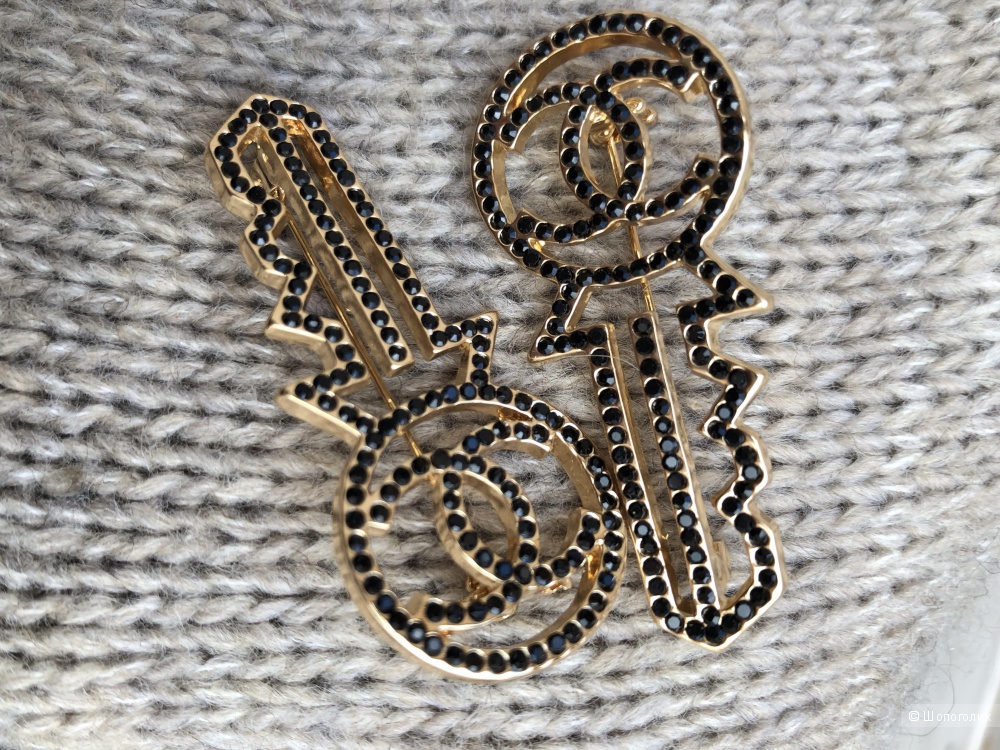 Брошь CHANEL GOLD KEY, one size