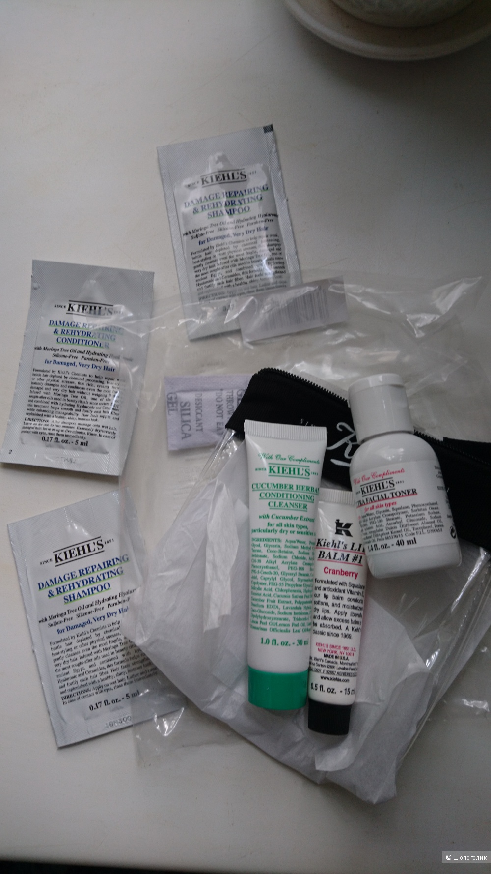 Kiehl’s тоник, очищ. гель, бальзам для губ,косметич