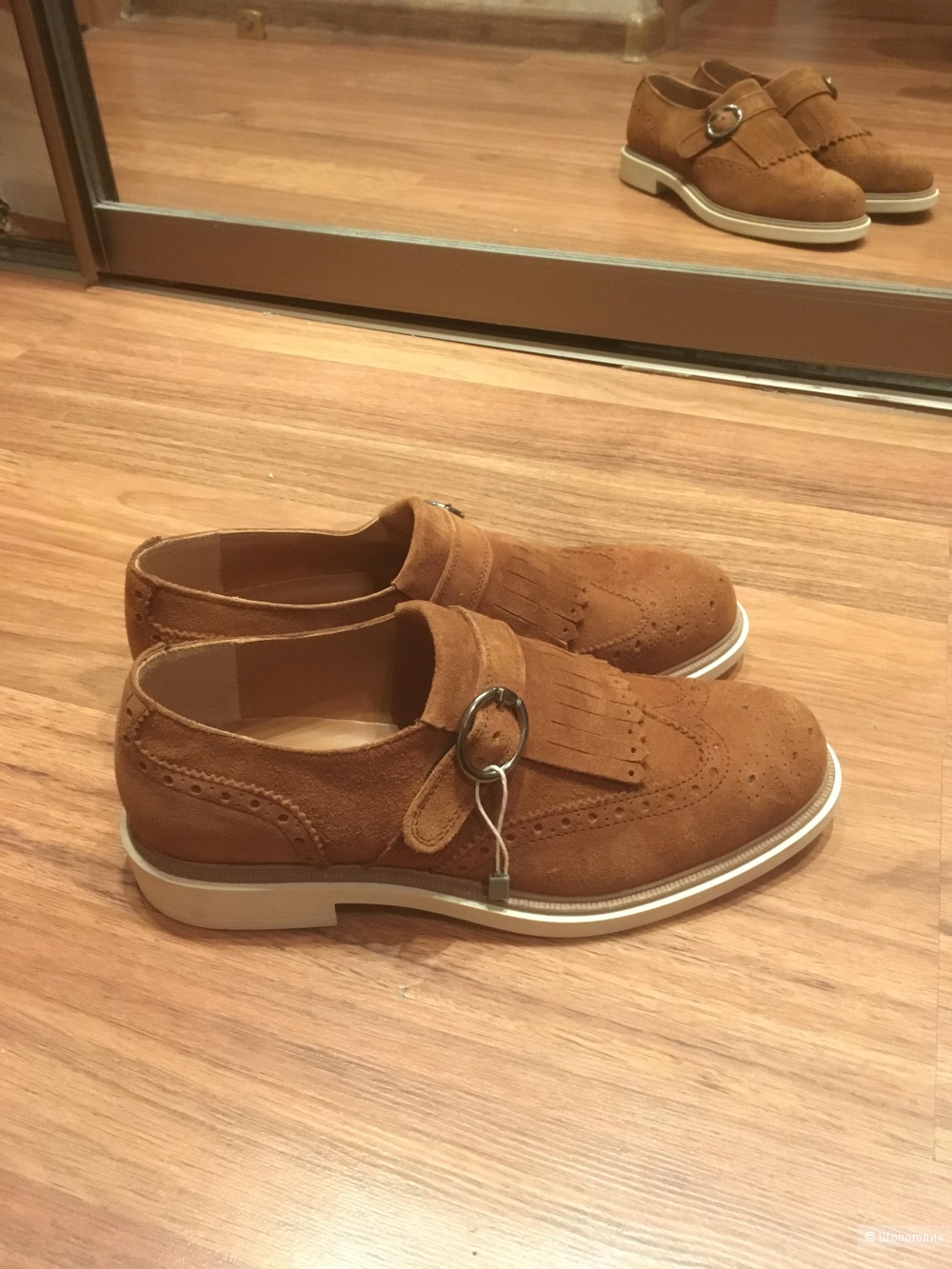 Замшевые туфли монки бренда «8» 41 размер