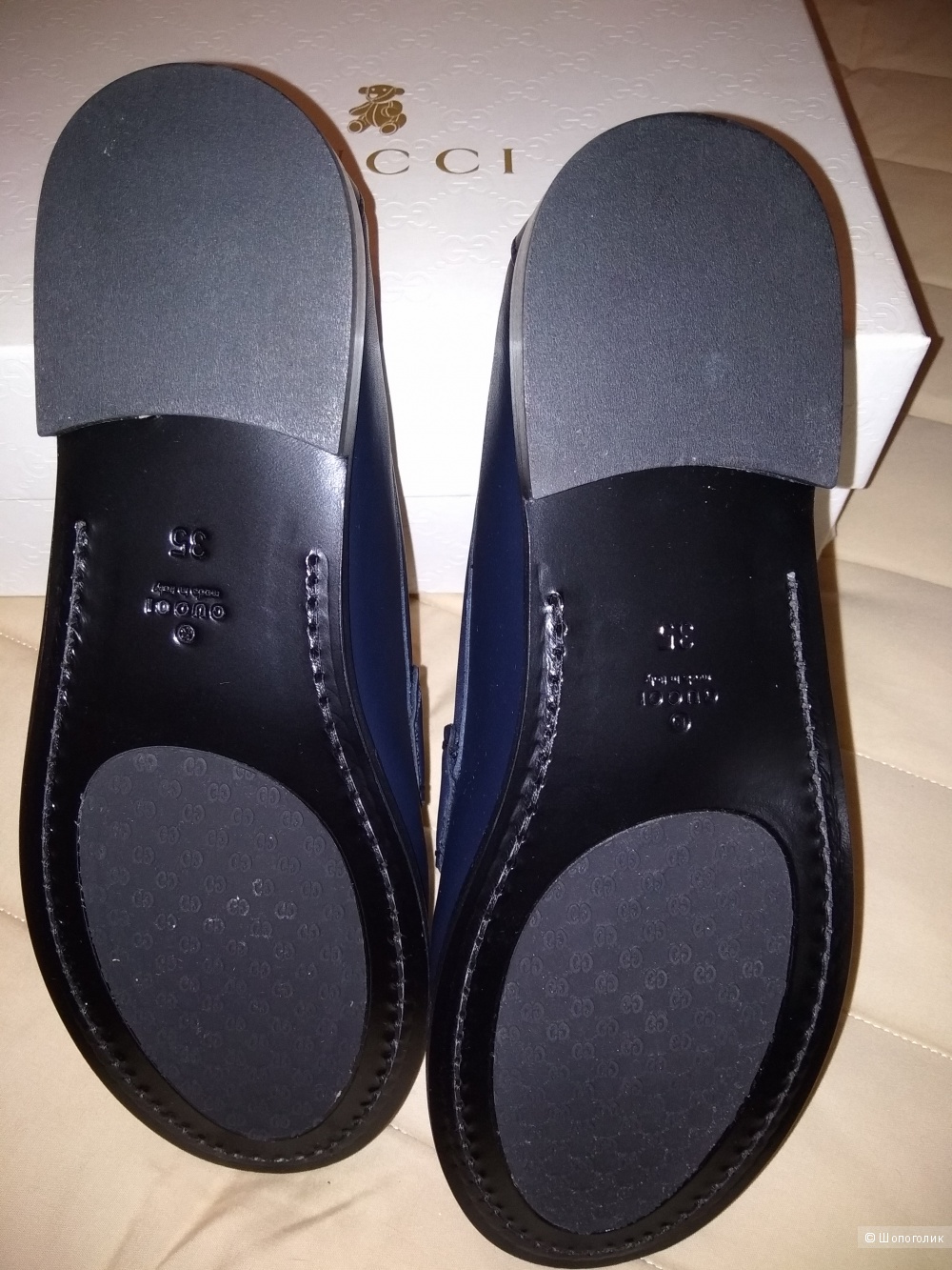 Лоуферы Gucci, размер 35