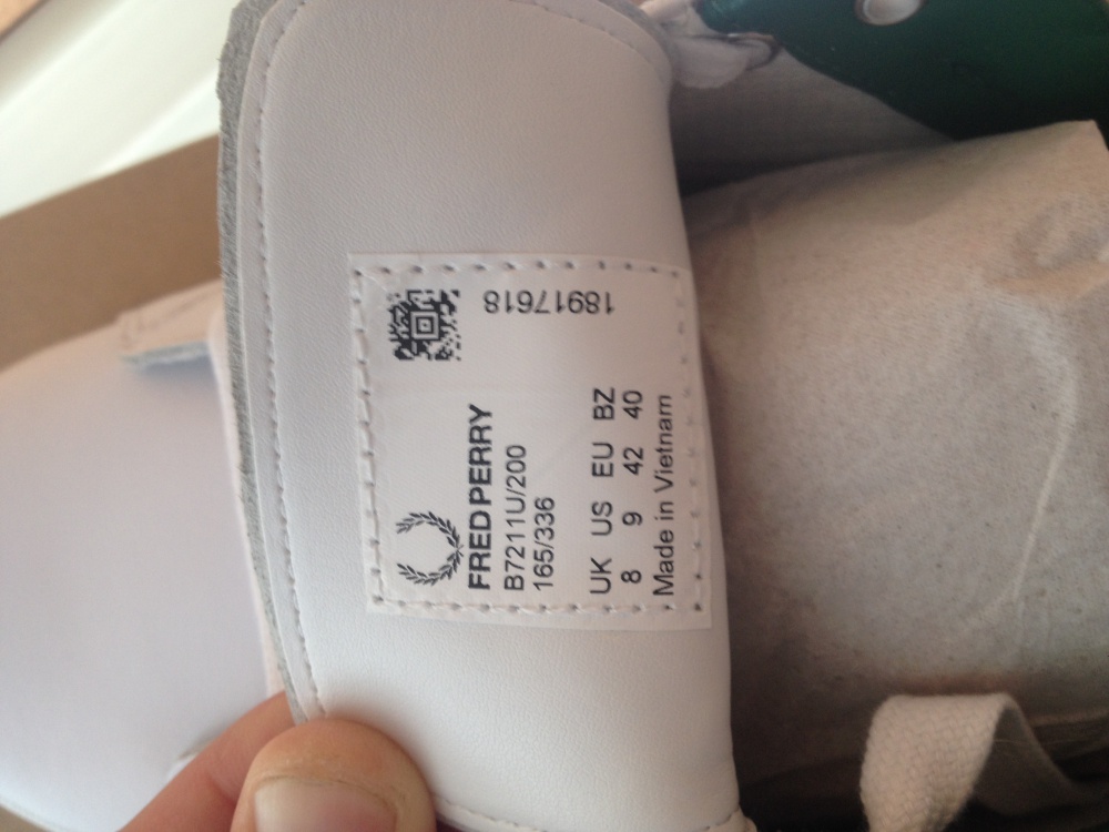 Кеды, Fred Perry, 42 EU