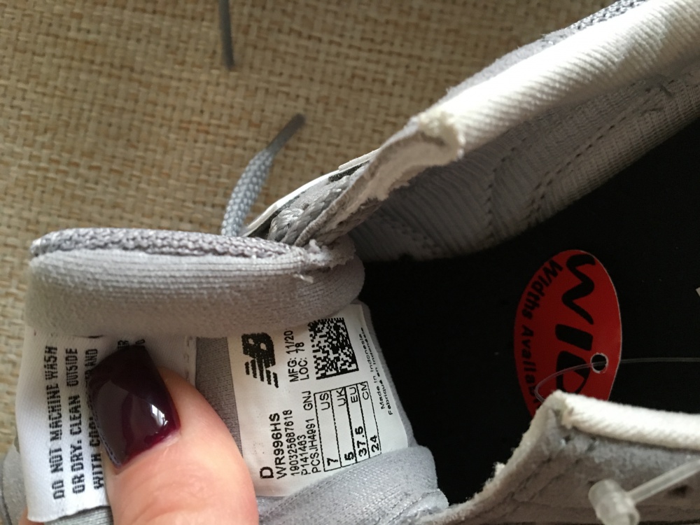 Кроссовки New Balance 996, размер 37,5