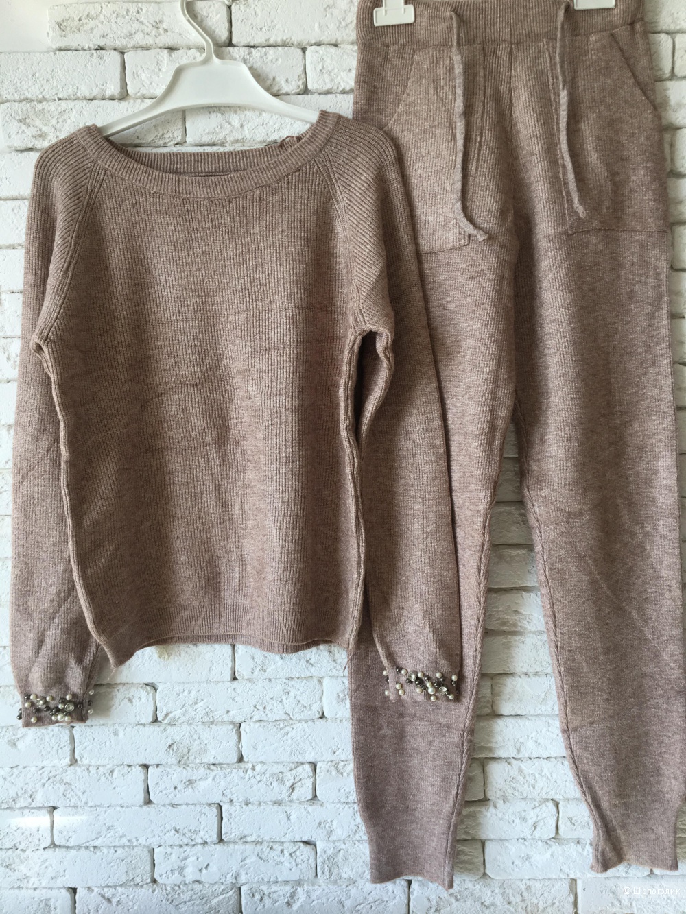 Костюм Rhinestone sleeve, S
