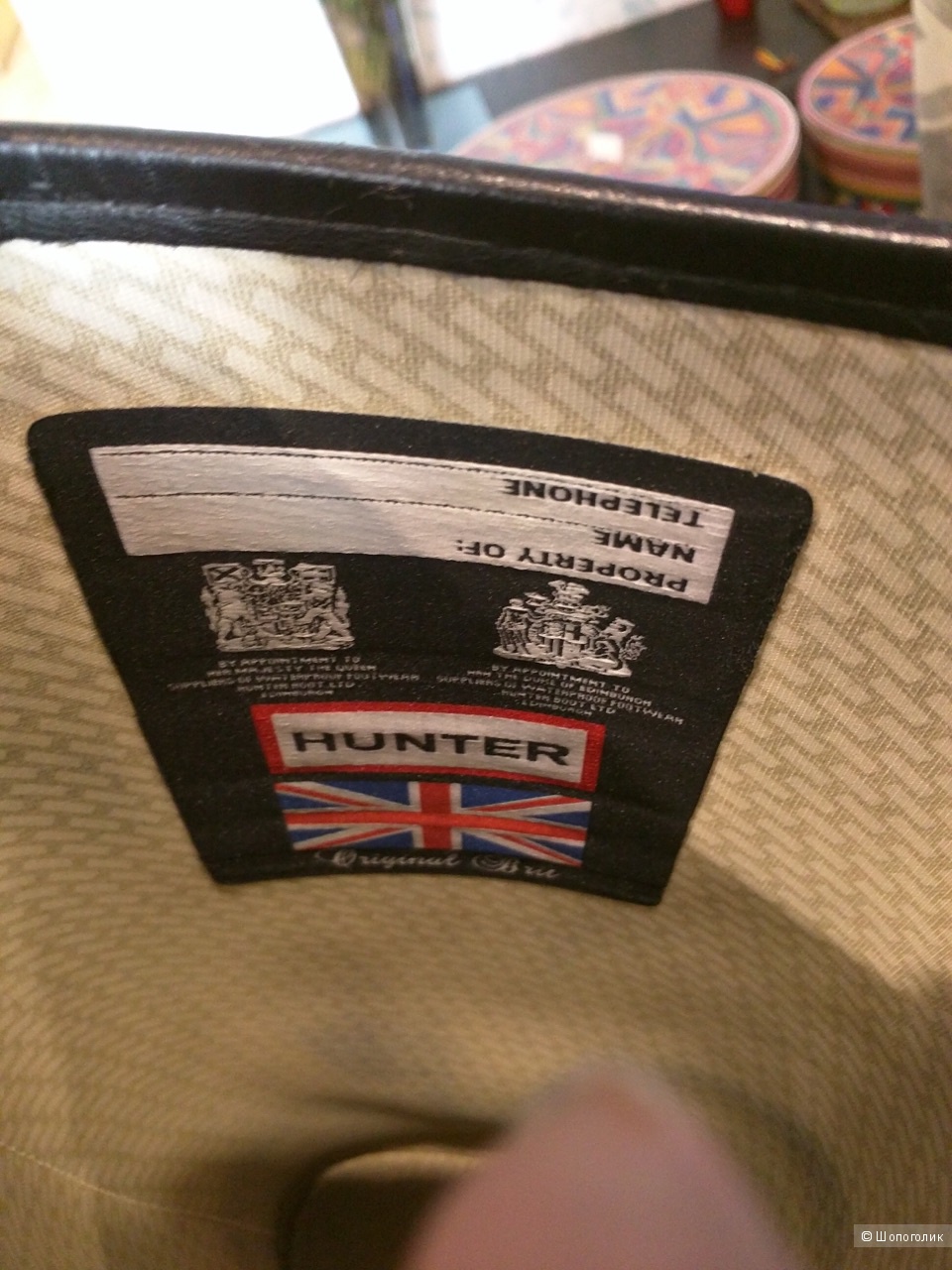Сапоги HUNTER  Boots Union Jack UK Flag 11US в комплекте с гетрами HUNTER