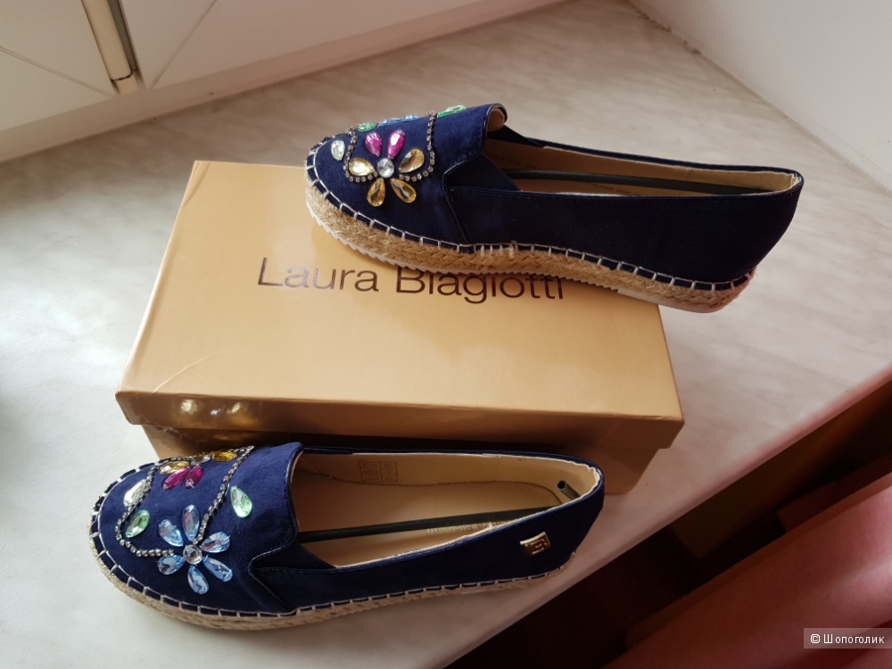 Эспадрильи Laura Biagotti, маркировка 40 (маломерят)