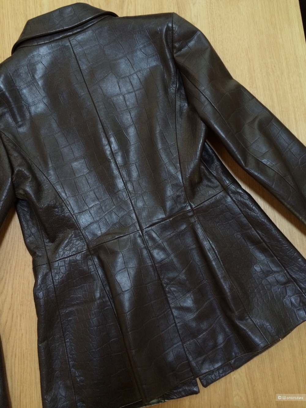 Кожаная куртка-пиджак B&W размер 44-46