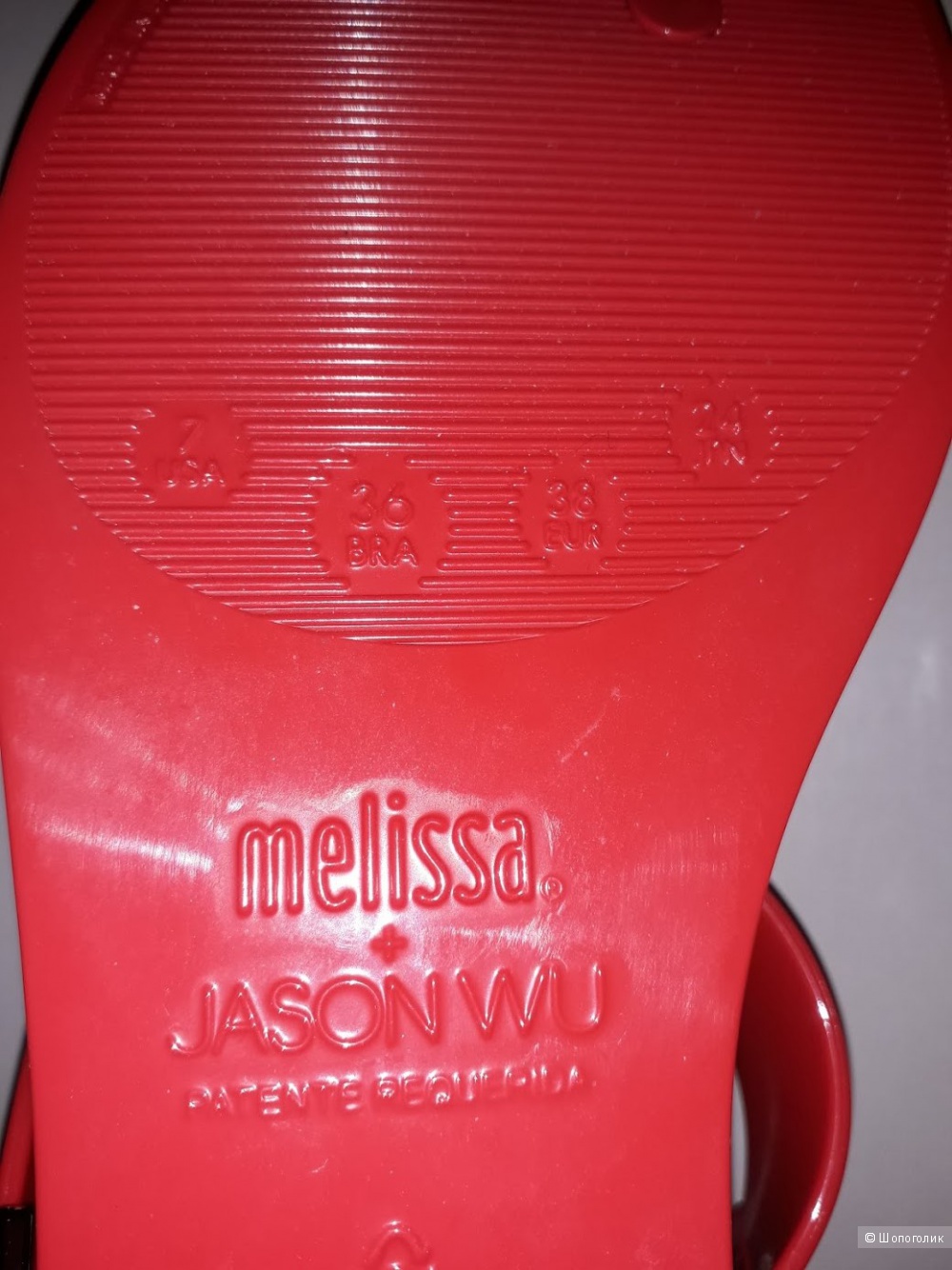 Вьетнамки MELISSA + JASON WU, 37 размер