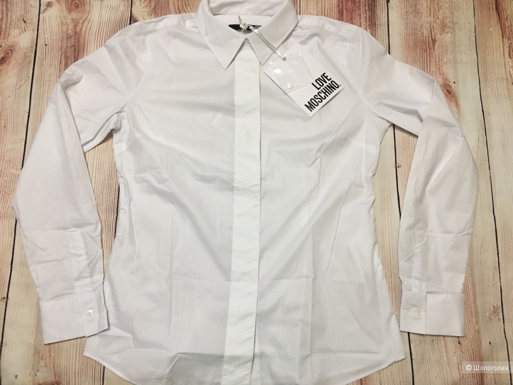 Блузка-рубашка LOVE MOSCHINO, размер 46It. На рос. 48(+)-50