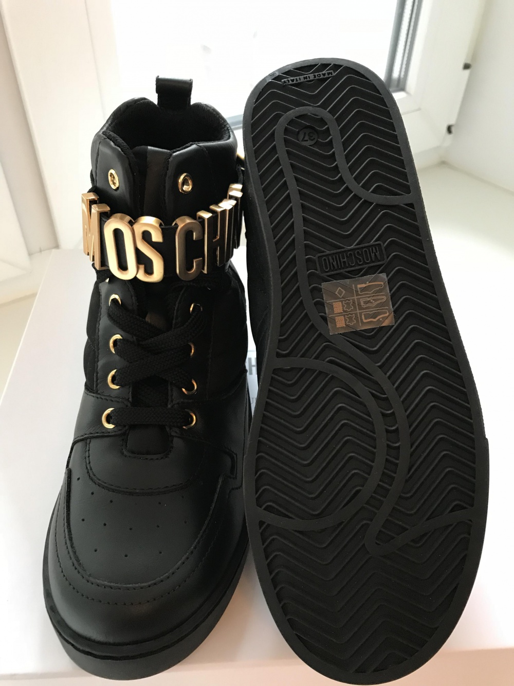 Высокие кеды Moschino 37