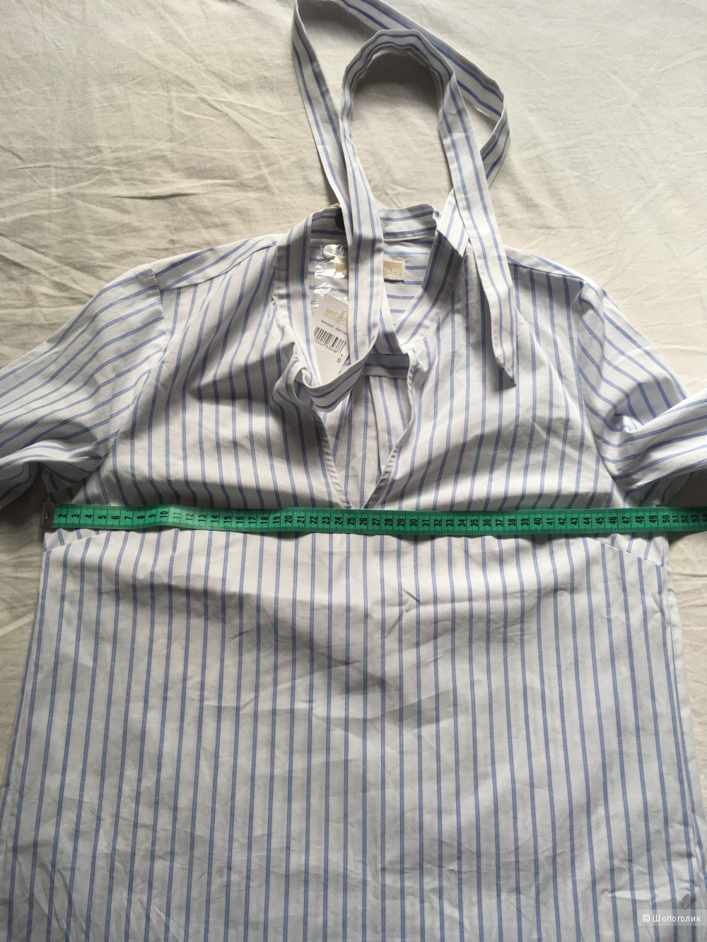 Хлопковая блузка от MICHAEL MICHAEL KORS, размер S