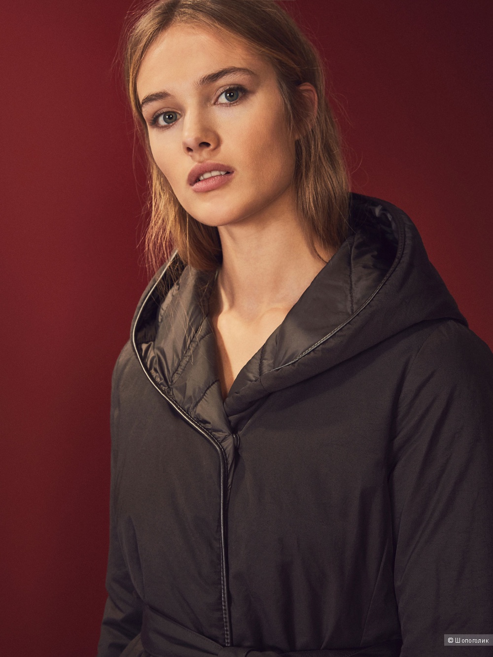Двусторонняя куртка- пуховик MASSIMO DUTTI размер S
