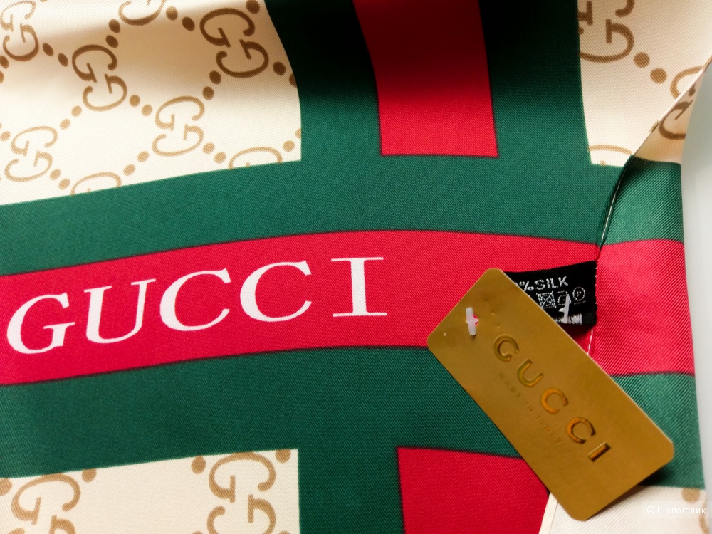Платок Gucci, cream, 90*90 см.