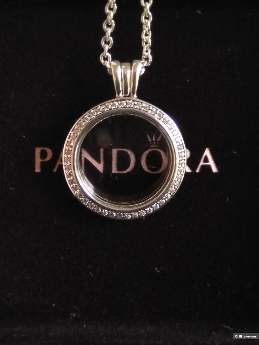 Подвеска-медальон "Pandora" и набор петитов
