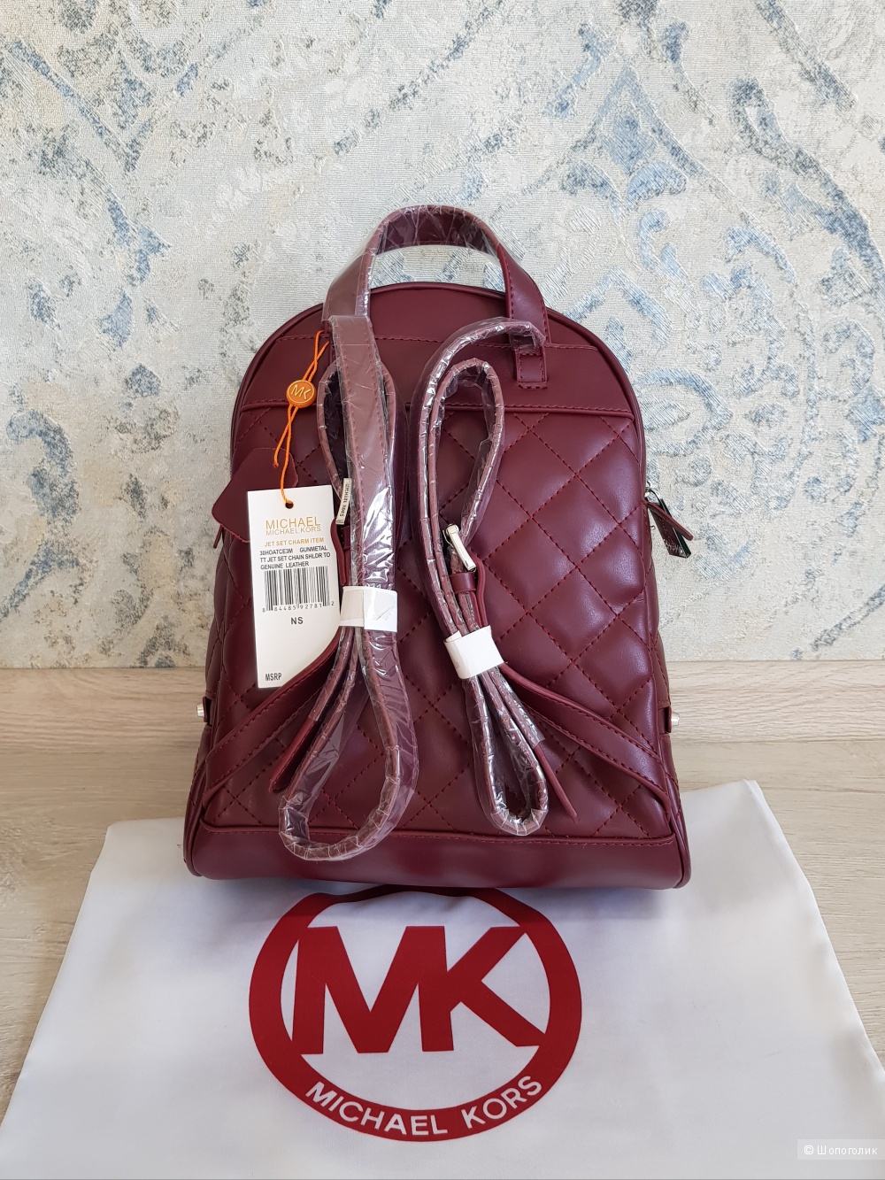 Рюкзак Michael Kors (бордовый)