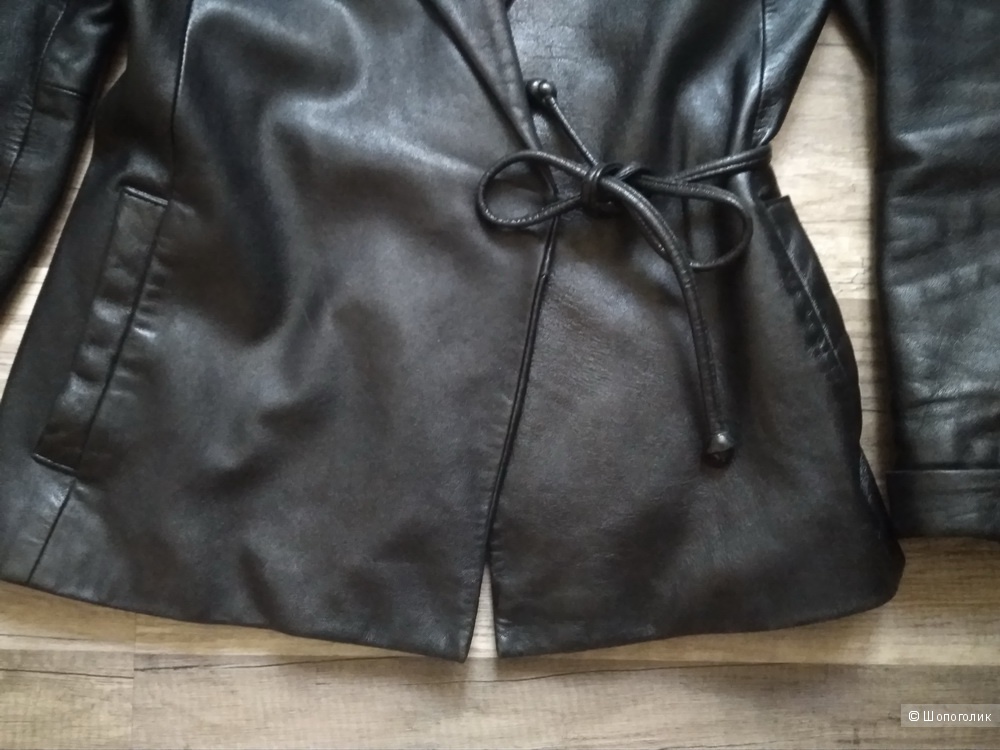 Пиджак кожаный GINA BACCONI размер S