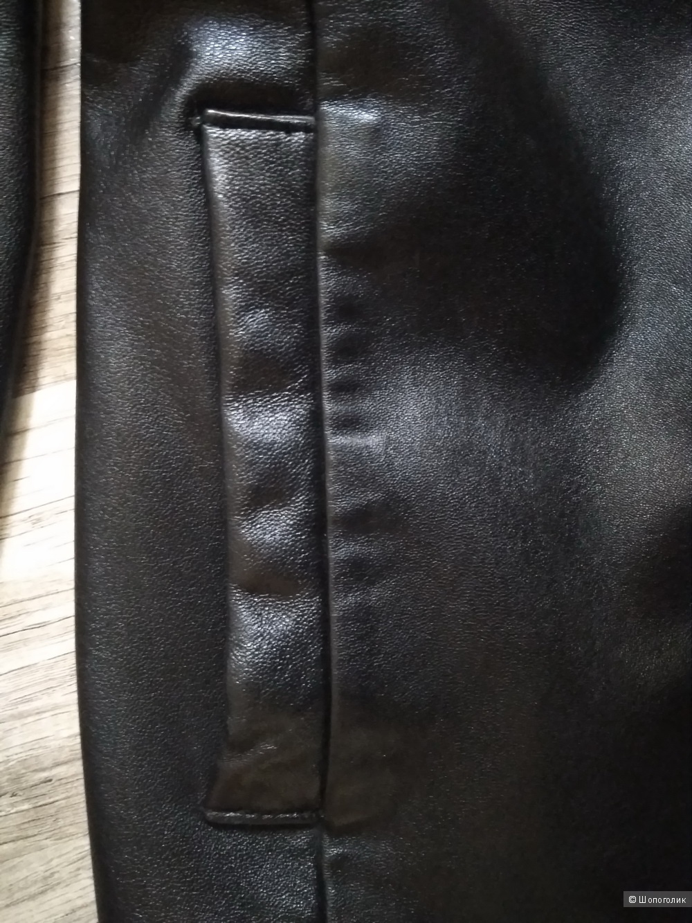 Пиджак кожаный GINA BACCONI размер S