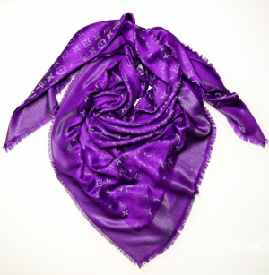 Шаль/платок Louis Vuitton, violet, 140*140 см.
