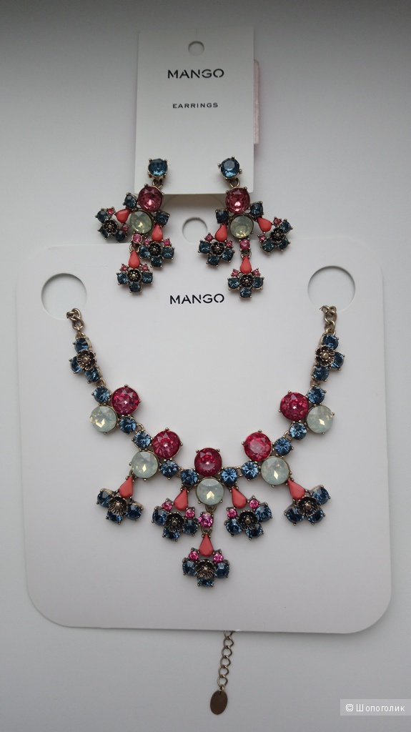 Колье и серьги Mango, one size