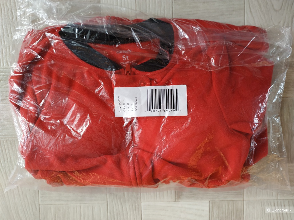 Флисовый комбинезон Carters, размер 5t (105 - 112 см)