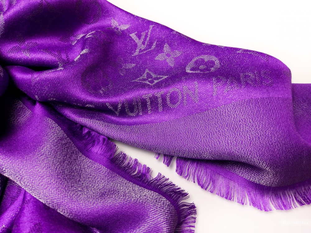 Шаль/платок Louis Vuitton, violet, 140*140 см.