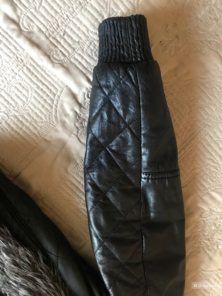 Меховая куртка-жилетка Puopuqiapu, размер 44