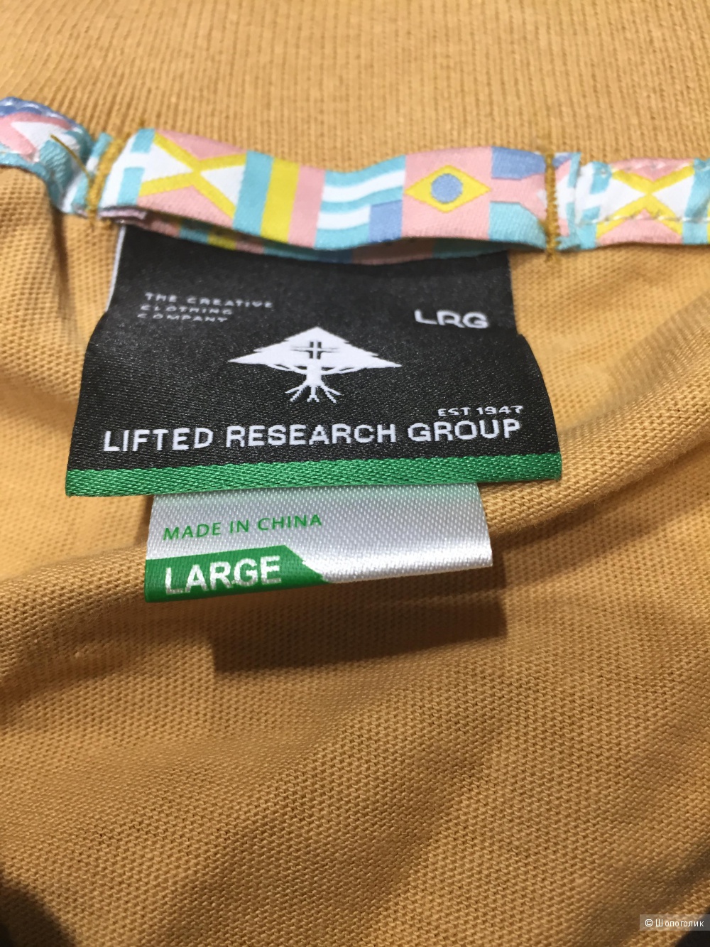 Мужское поло от LRG. р.L