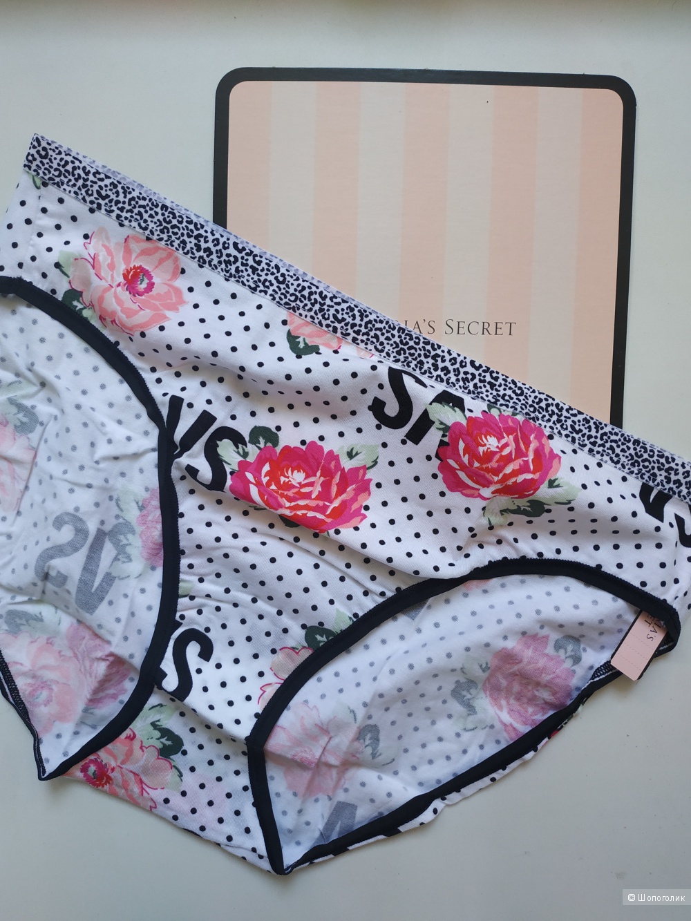 Трусики Victoria's Secret с логотипом, размер L