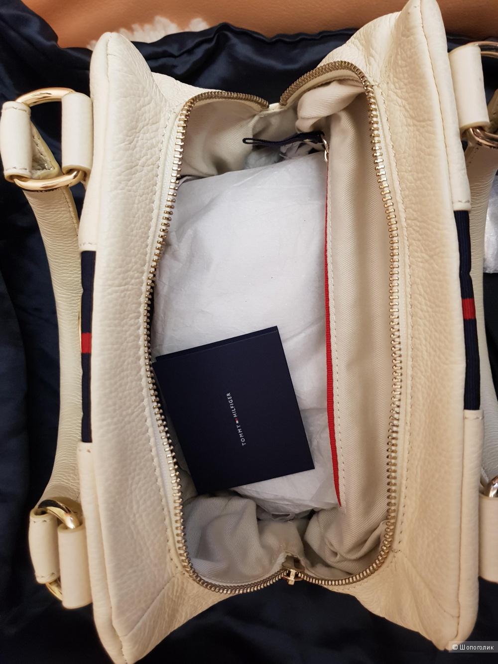 Сумка кожаная Tommy Hilfiger