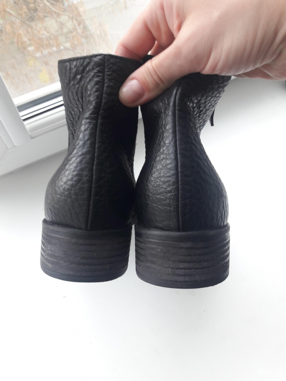 Кожаные ботинки на меху Nude 40 размера