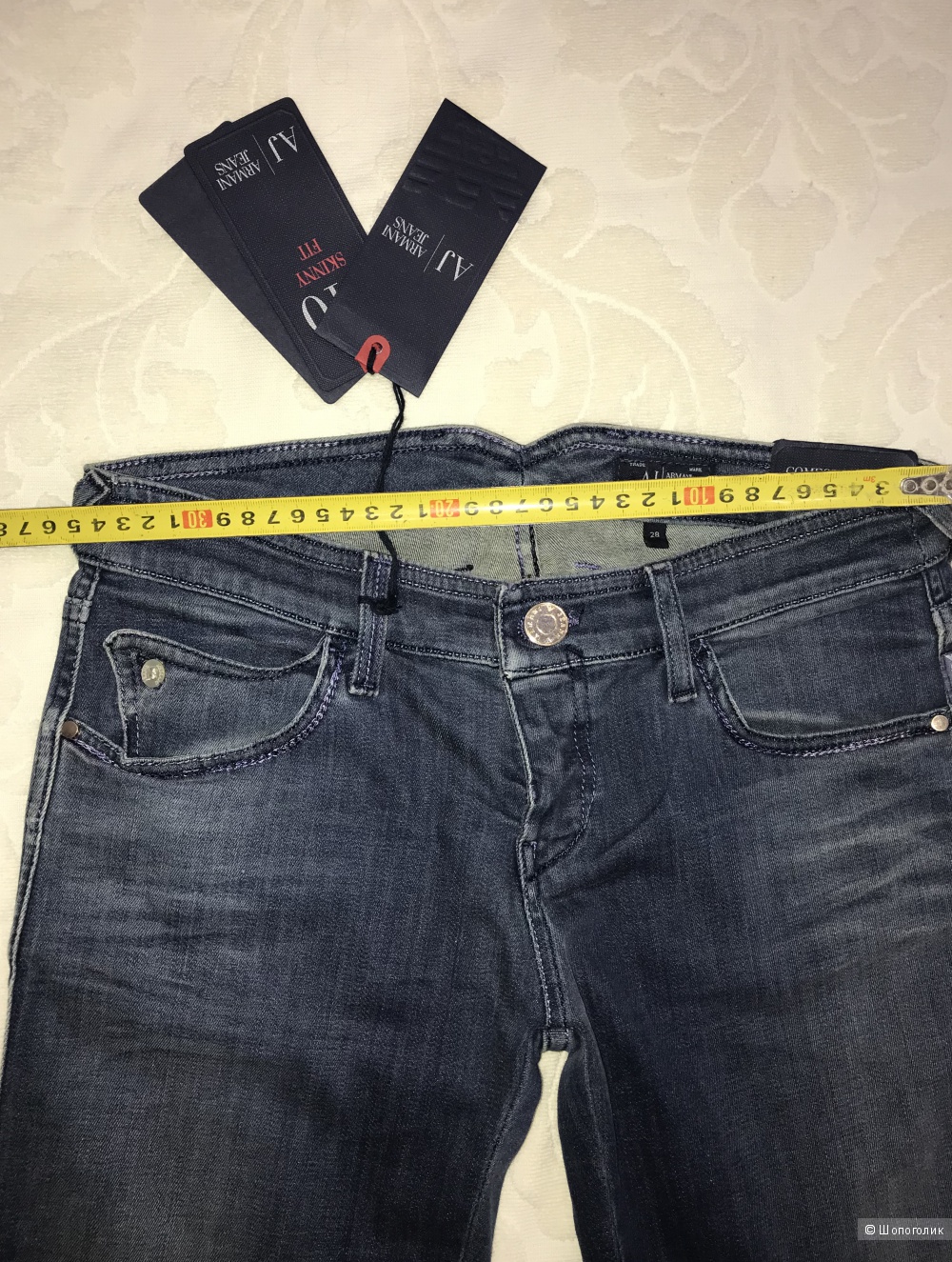 Джинсы Armani Jeans, модель Skinny fit,  28 размер