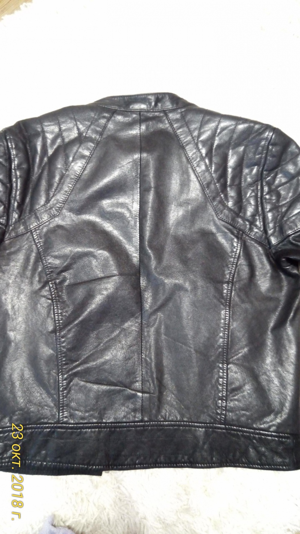 Кожаная куртка Zara, размер L(M)