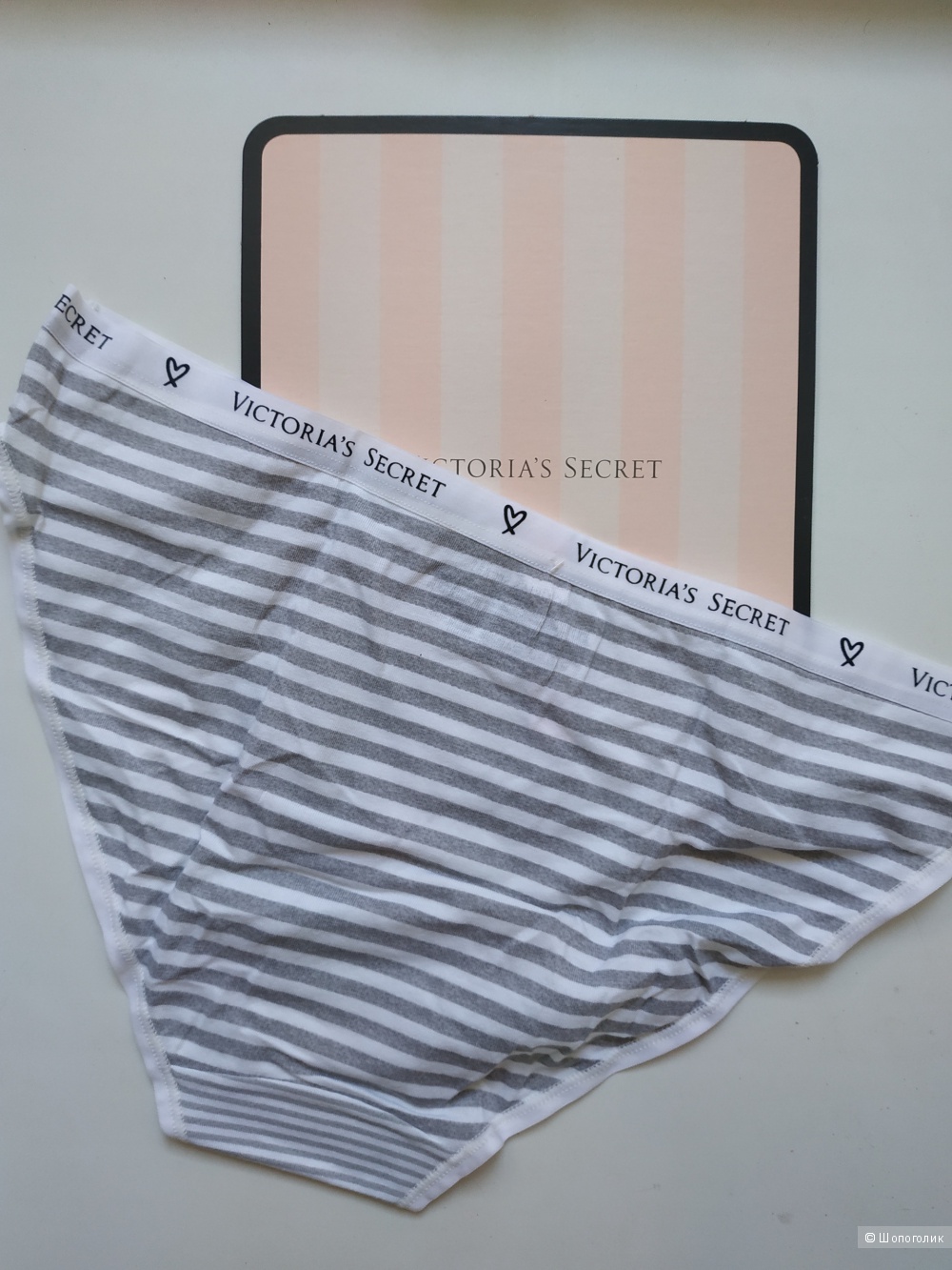Трусики Victoria's Secret с логотипом, размер L