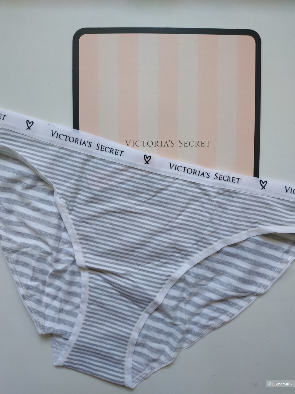 Трусики Victoria's Secret с логотипом, размер L