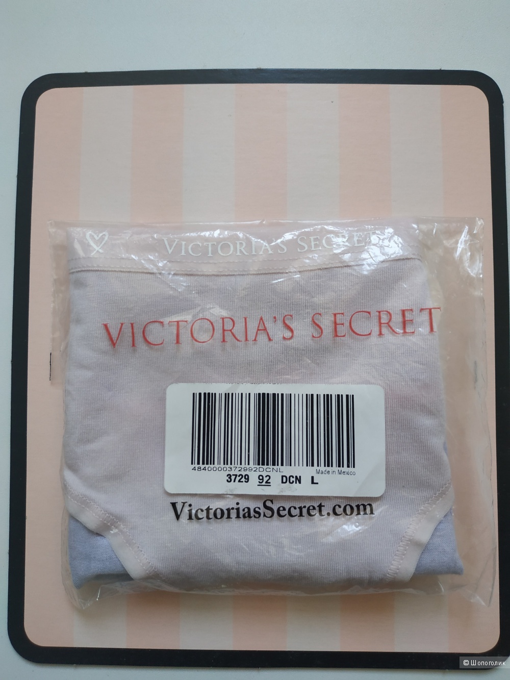 Трусики Victoria's Secret с логотипом, размер L
