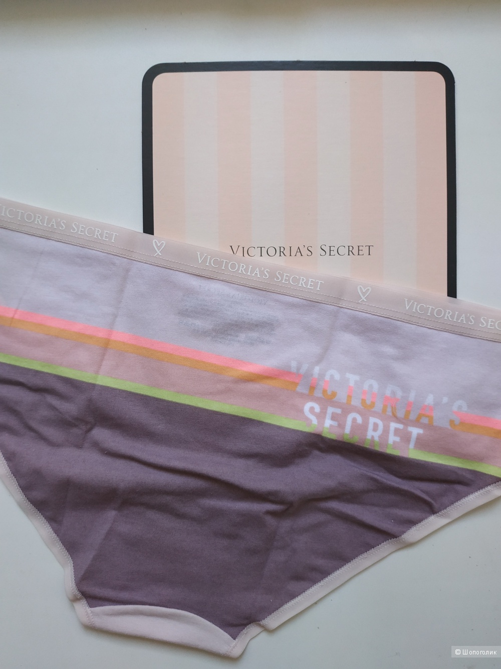 Трусики Victoria's Secret с логотипом, размер L