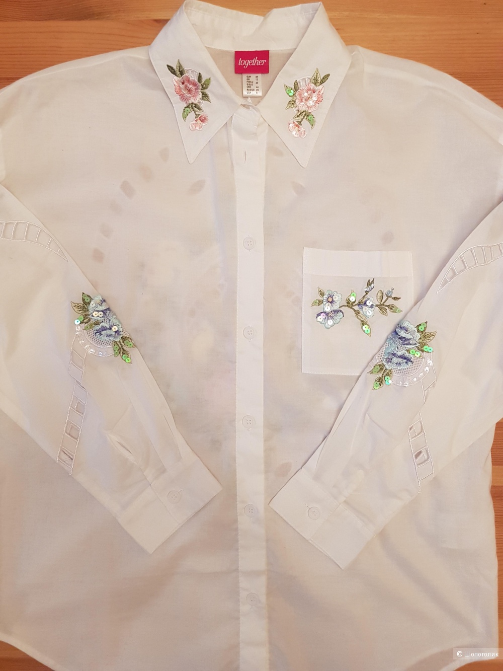 Блузка TOGERHER, размер 42-46