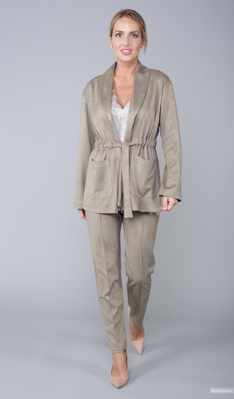 Костюм замшевый KRISTY, S/M/L