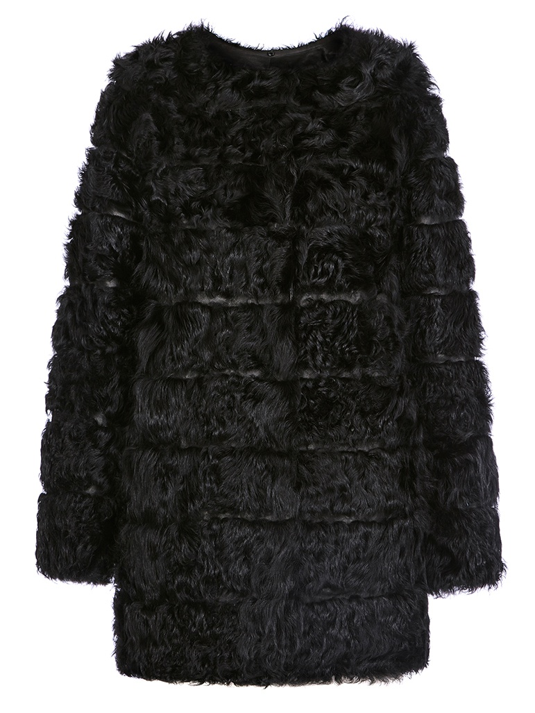 Шуба из козлика, Virtuale Fur Collection, размер 48-50