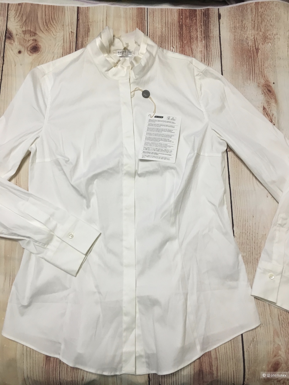 Блузка-рубашка BRUNELLO CUCINELLI, размер L. На рос. 46-48