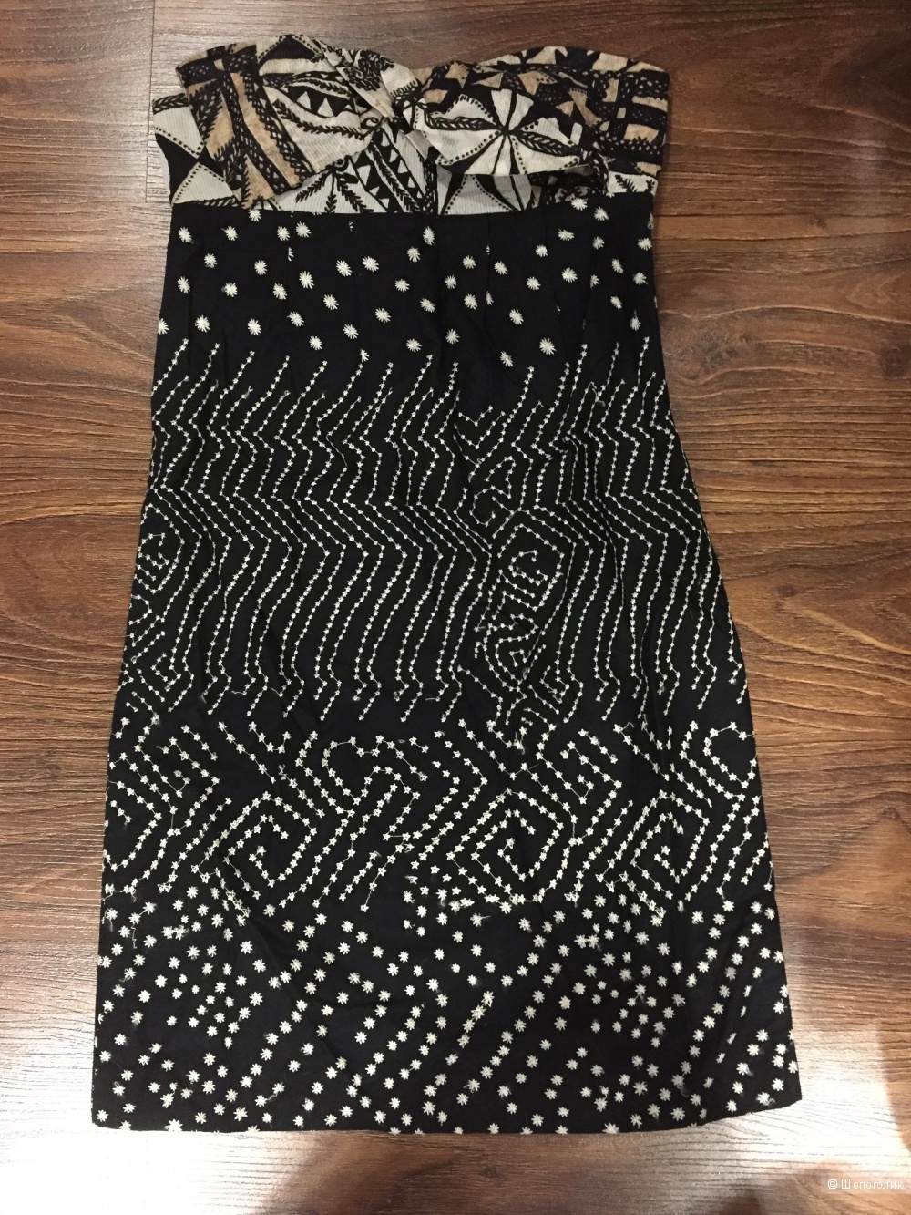 Платье без бретелей DIANE VON FURSTENBERG. р.S