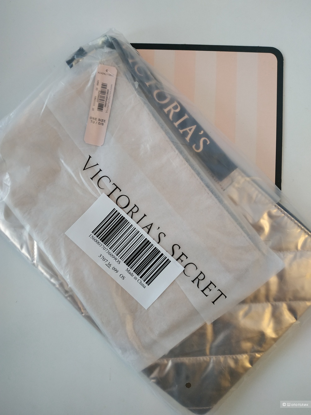Набор Клатч + Косметичка Victoria`s Secret Rose Gold Clutch Set
