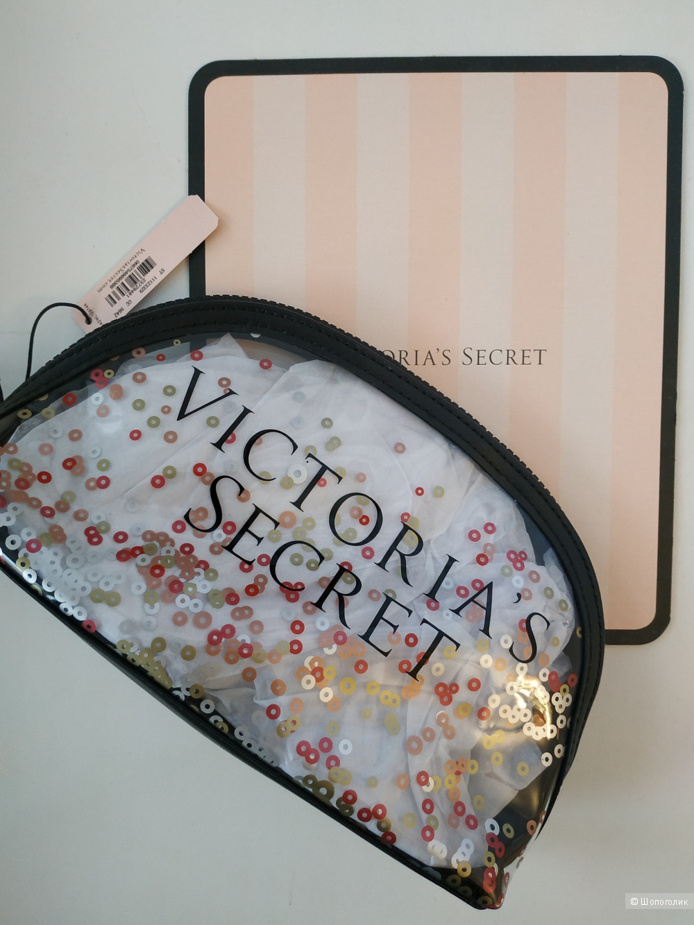 Косметичка Victoria’s Secret с пайетками