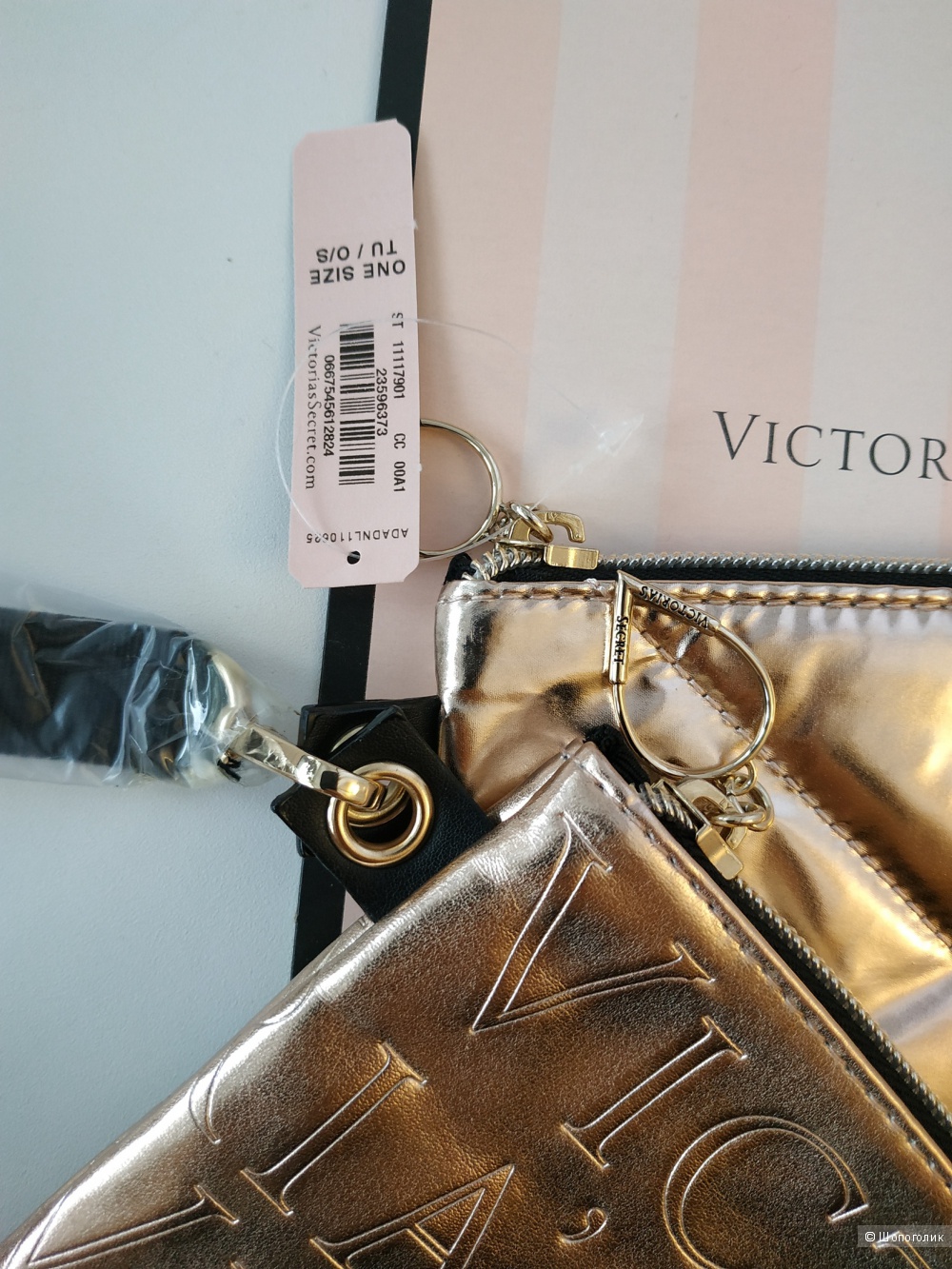 Набор Клатч + Косметичка Victoria`s Secret Rose Gold Clutch Set