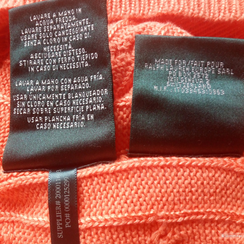 Джемпер Ralph Lauren, маркировка L, на 44-46-48 размер.