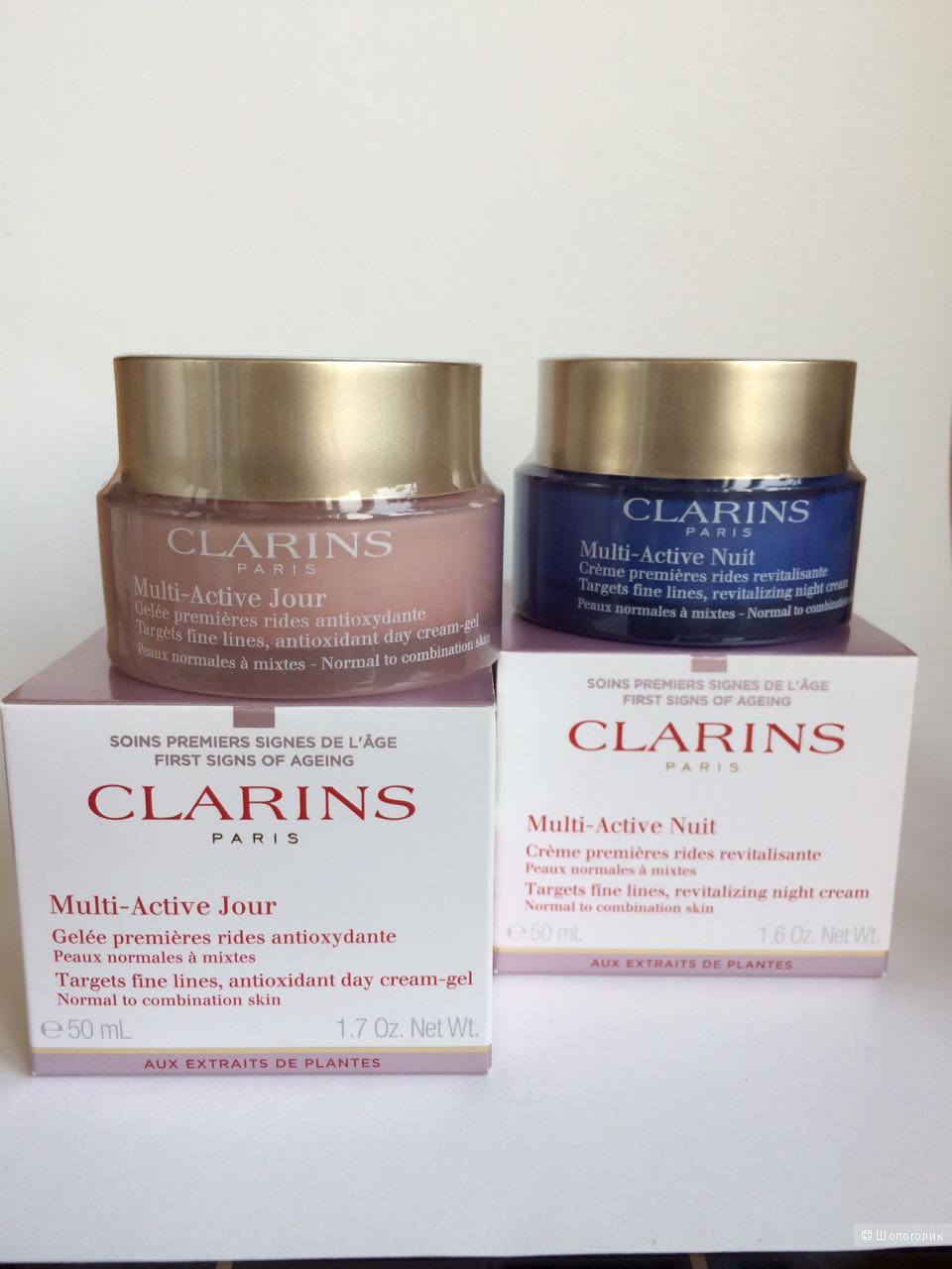 Clarins Multi Active Сет крема дневной + ночной