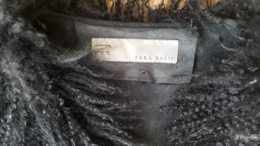 Жилет Lambskin leather Zara размер М