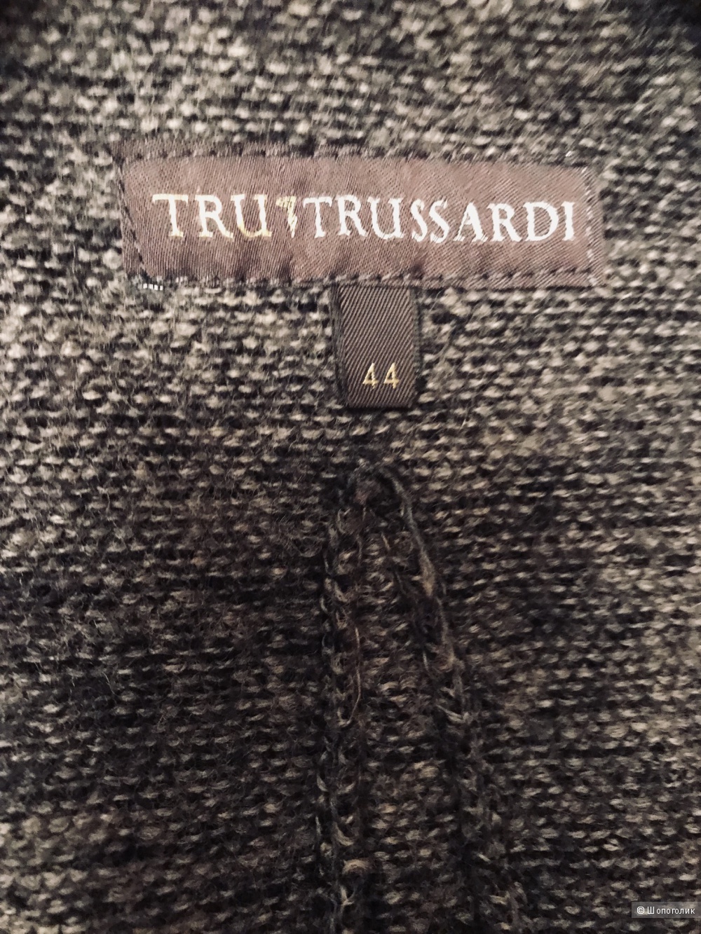 Пиджак кожаный Trussardi 44-46 ( IT44)
