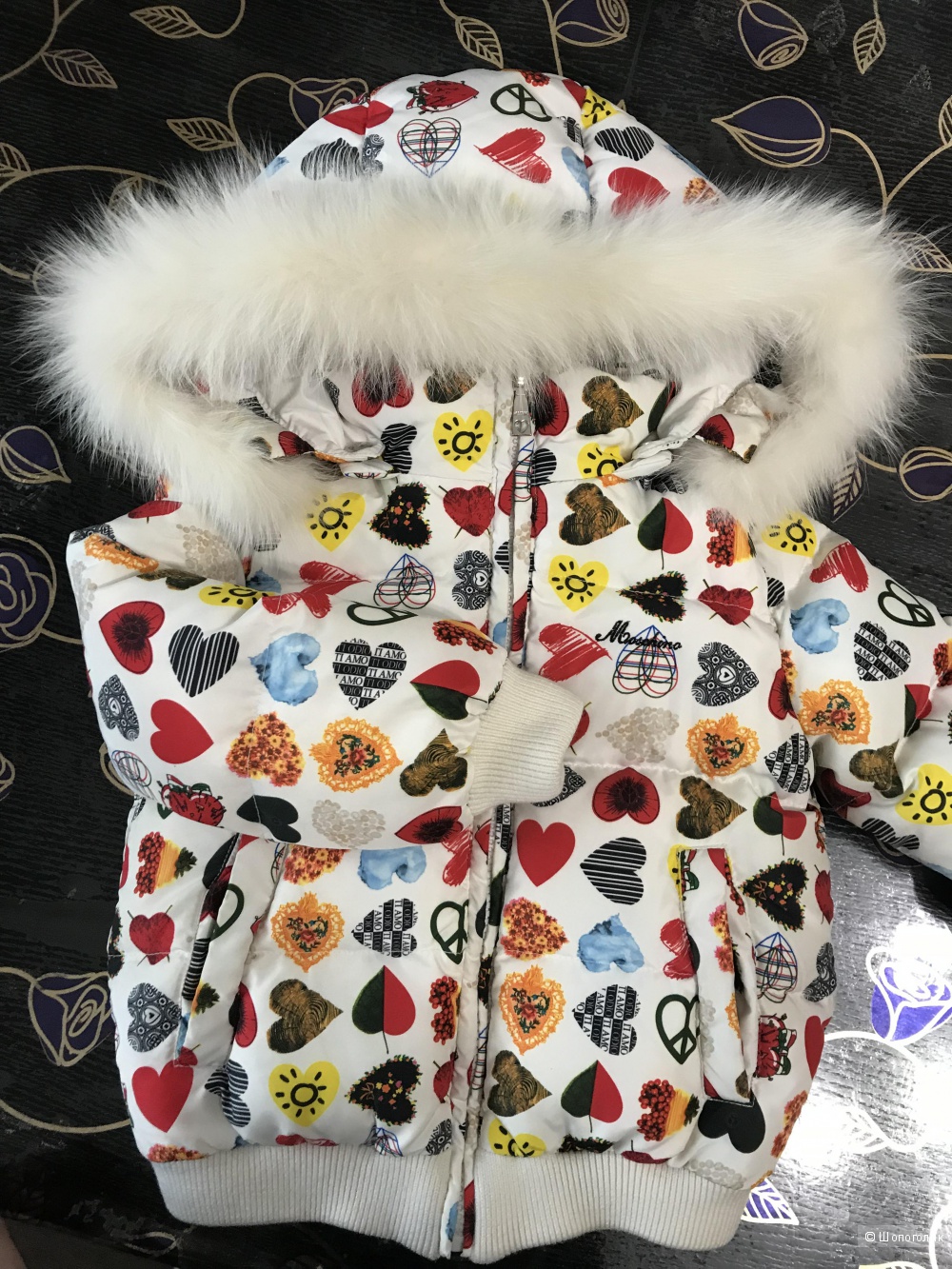 Детский пуховик Moschino kids