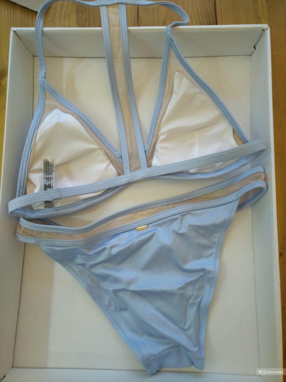 Купальник Victorias Secret PINK верх L низ M маломерит цвет голубой