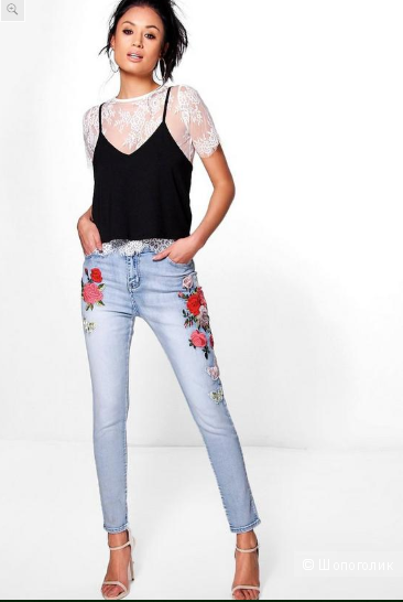 Джинсы BOOHOO 8uk-36eur-40it